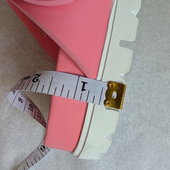 Prada Lug Sole Thong Sandals Flip flops Bubblegum Pink Size 36 US 6 Buckle - Picture 11 of 15